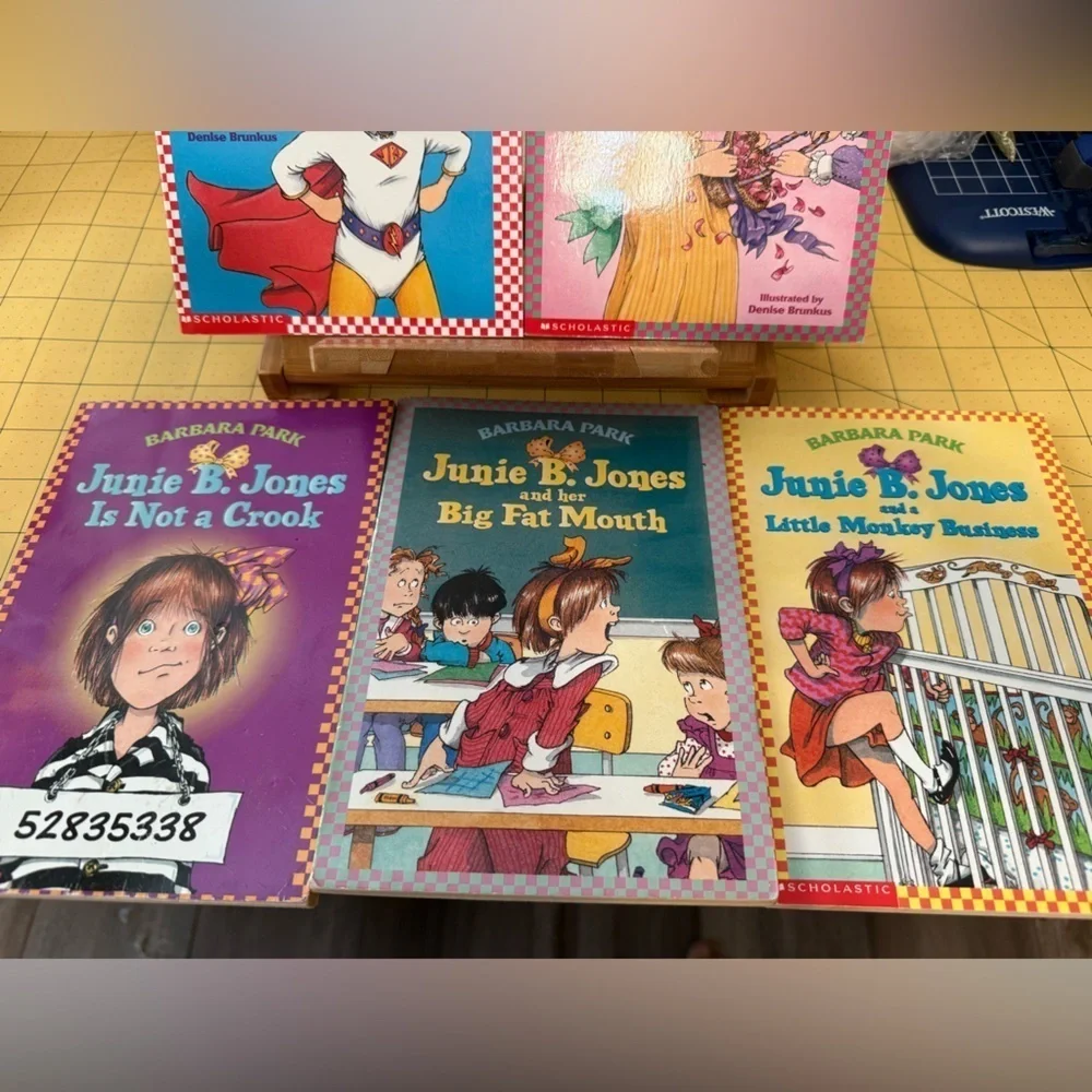 5 Junie B. Jones Kids Books, # 2,3,9,13&16